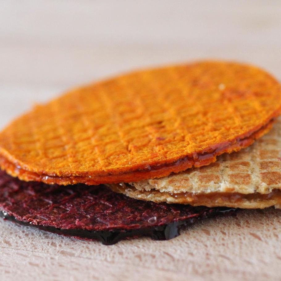 Edible Growth in Eindhoven: stroopwafels of residual products from the vegetable industry, Brabant Brand Box