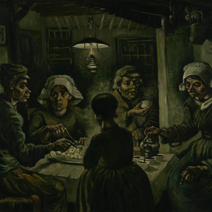 'De aardappeleters' is een bekend werk van Vincent van Gogh | Brabant Brand Box