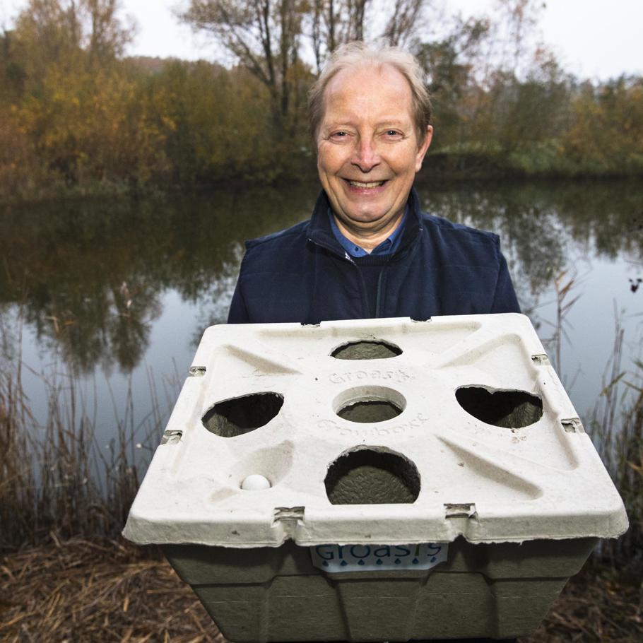 Pieter Hoff and his water transport system Growboxx, Brabant Brand Box