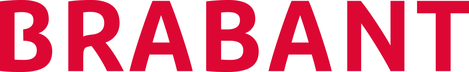 Wordmark Brabant in red, Brabant Brand Box