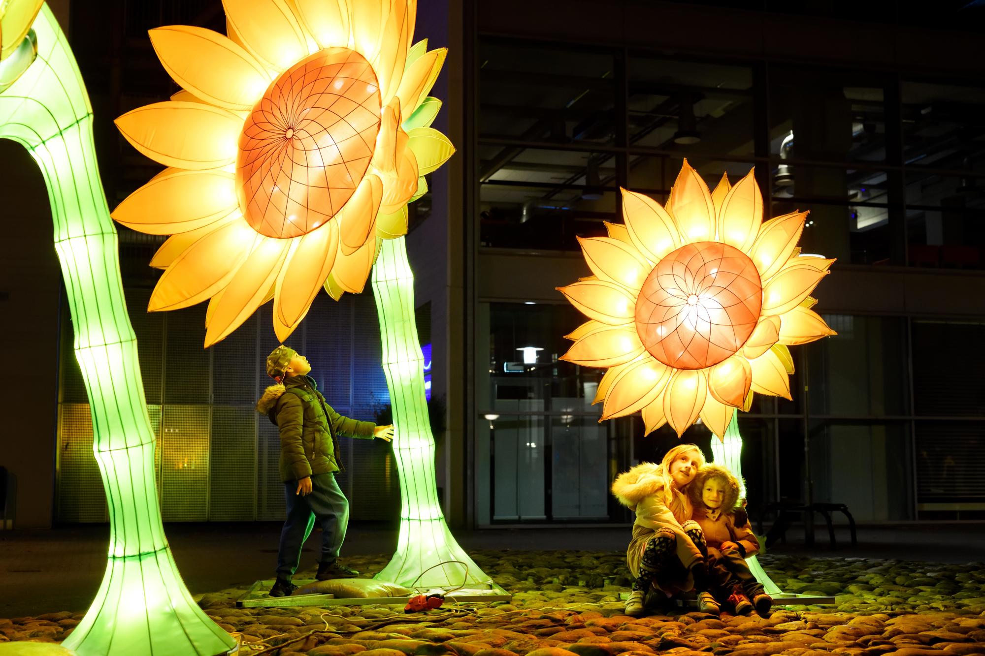 Jedes Jahr verwandeln Künstler Eindhoven mit überraschendem Design in GLOW: eine stadtweite Ausstellung von Lichtkunst unter freiem Himmel